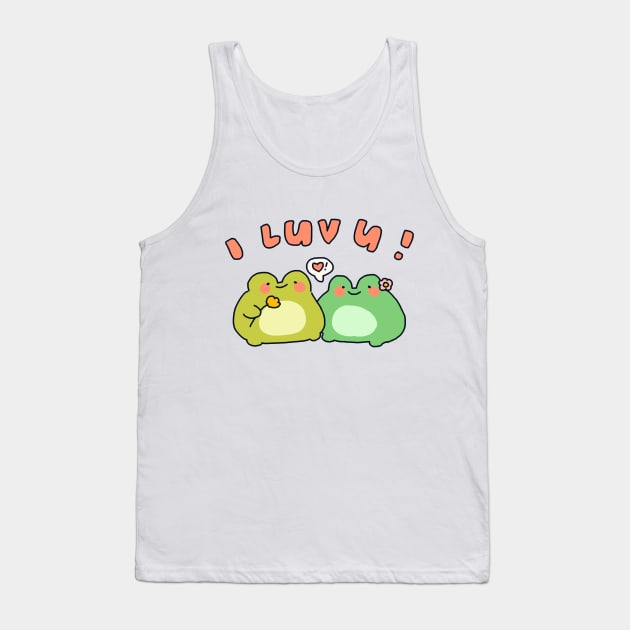 Frogs in Love Tank Top by maiadrawss